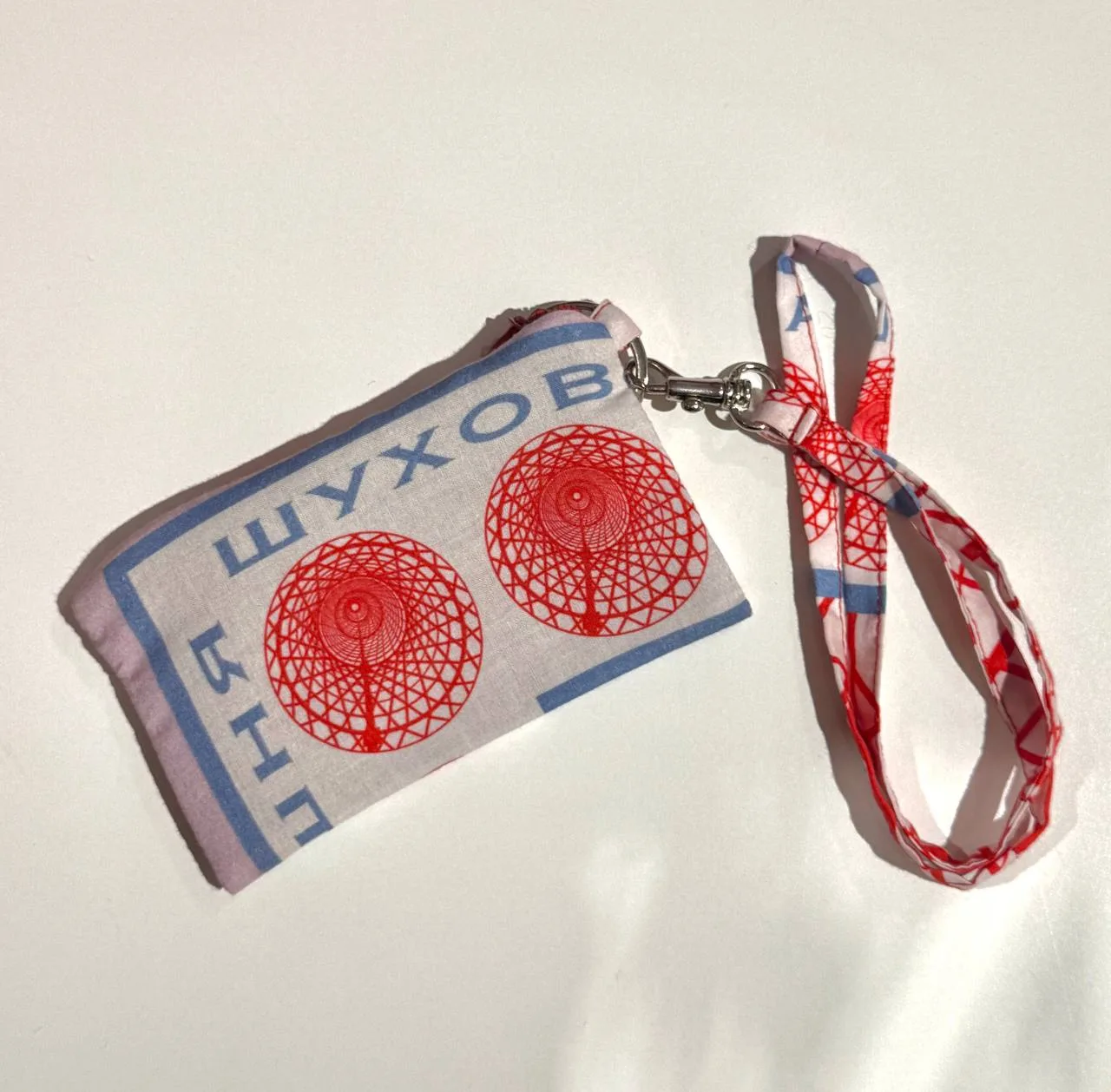 Porte-cartes "Shukhov tower" bleu