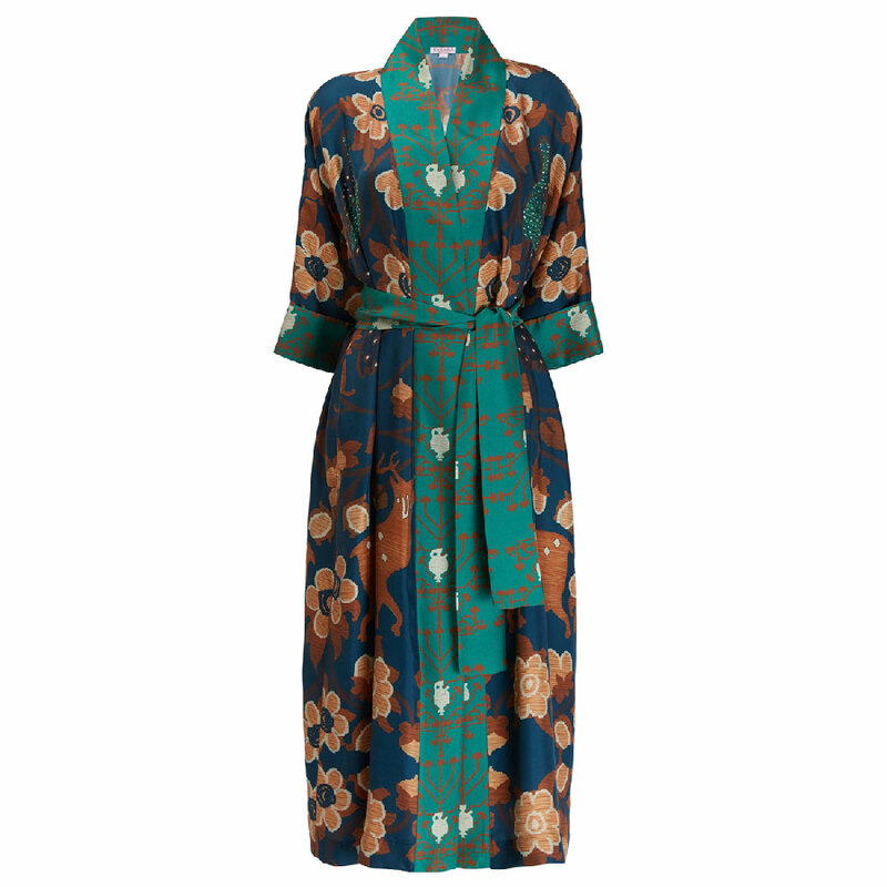 Wedding blue kimono